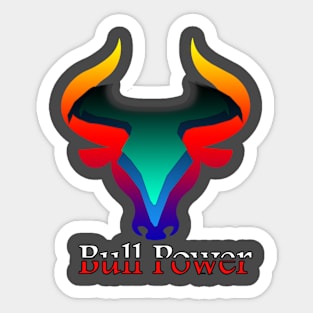 Bull Power Sticker